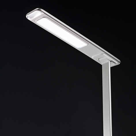 LED-Schreibtischlampe Ivo m. induktiver Ladefläche