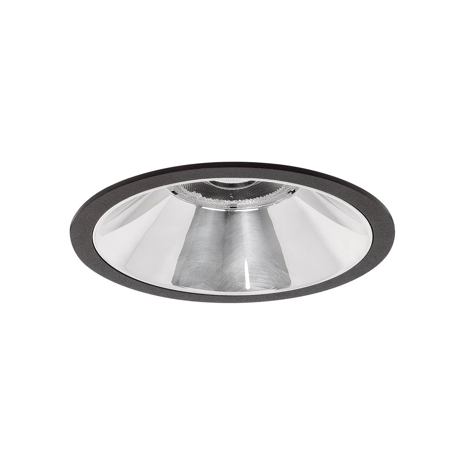 BRUMBERG Apollo Midi Reflektor glatt, rund, 4.000 K, schwarz