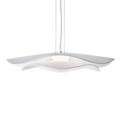 Bover Mediterrània LED висяща лампа 2 абажура бяла