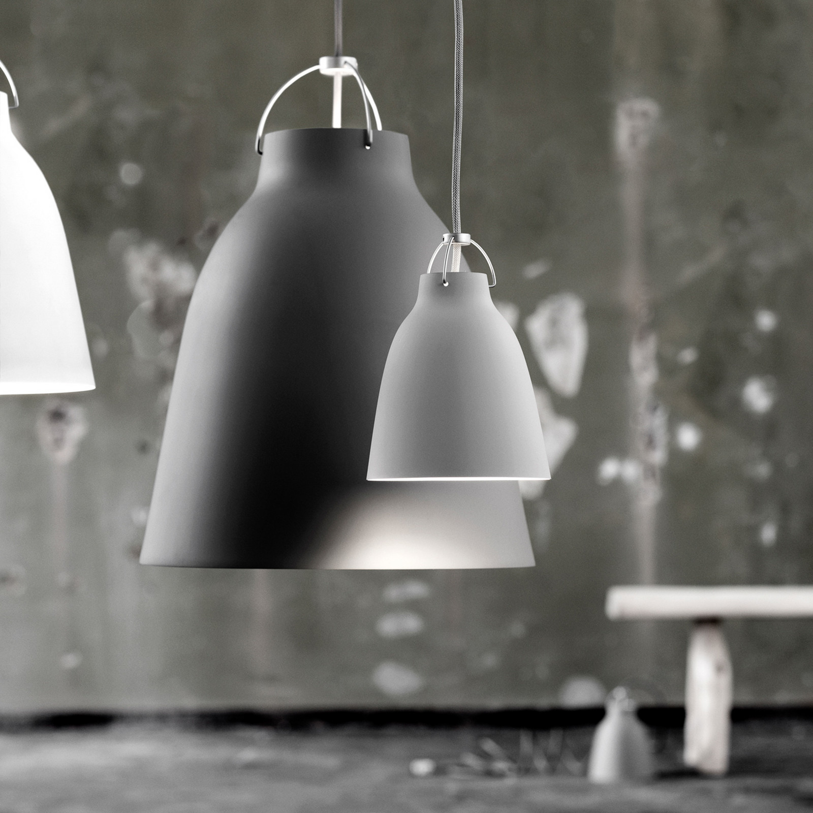 FRITZ HANSEN Caravaggio P1 gri mat45