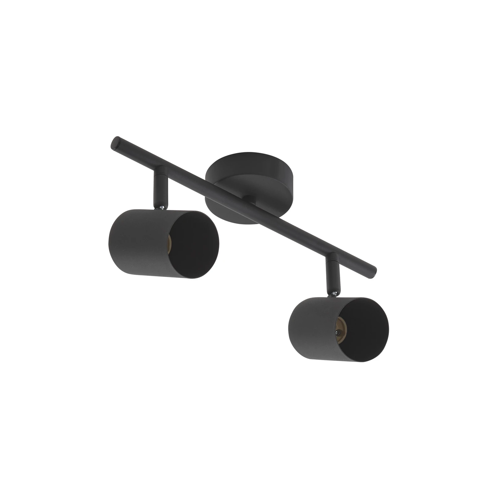 Lindby kattovalaisin Jorell, musta, 31 cm, 2-valo, GU10