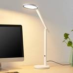 Lucande Felkano LED-Tischlampe, weiß
