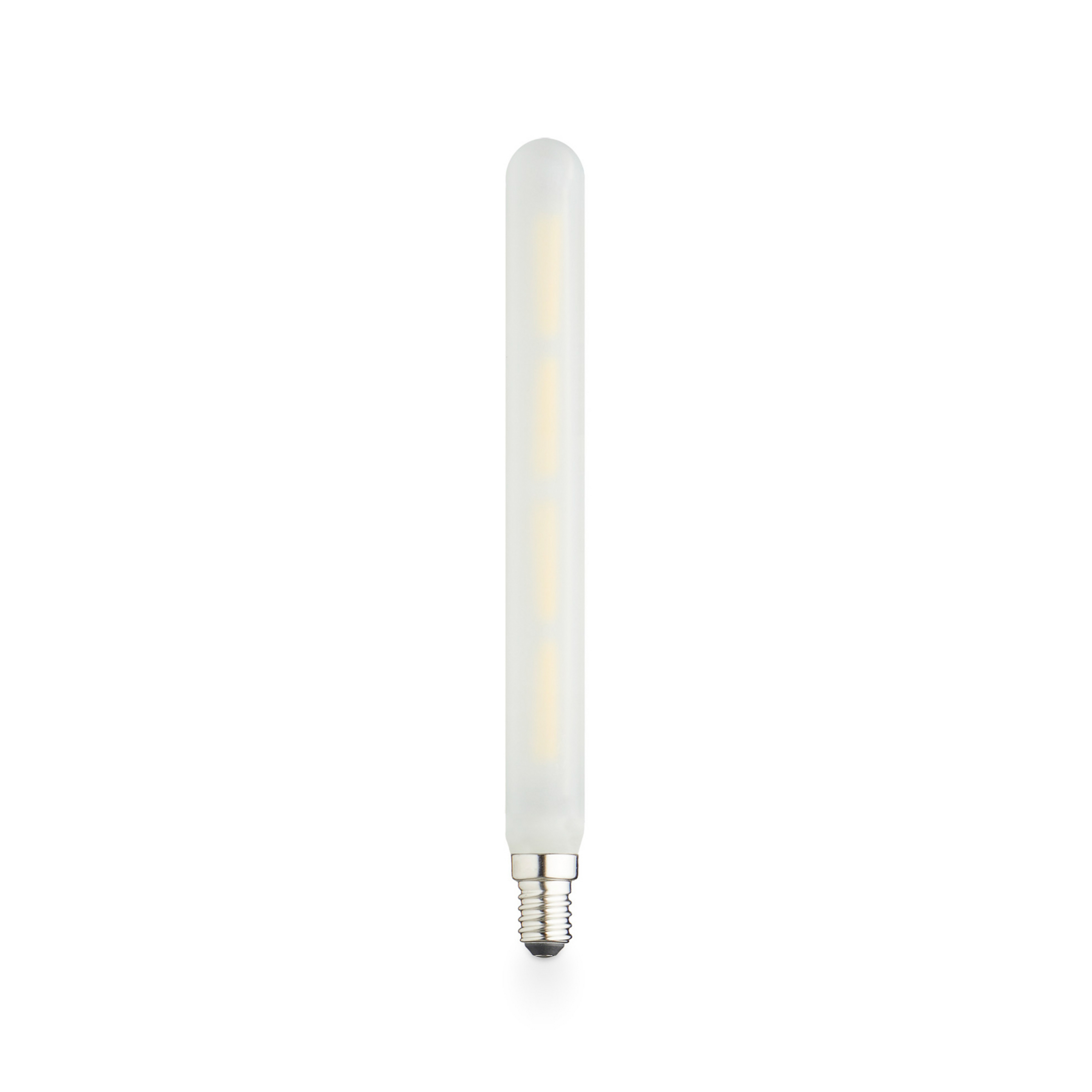 Amploule LED Tube 210, mate, culot E14, 4,65 W, 2 700 K, à intensité variable