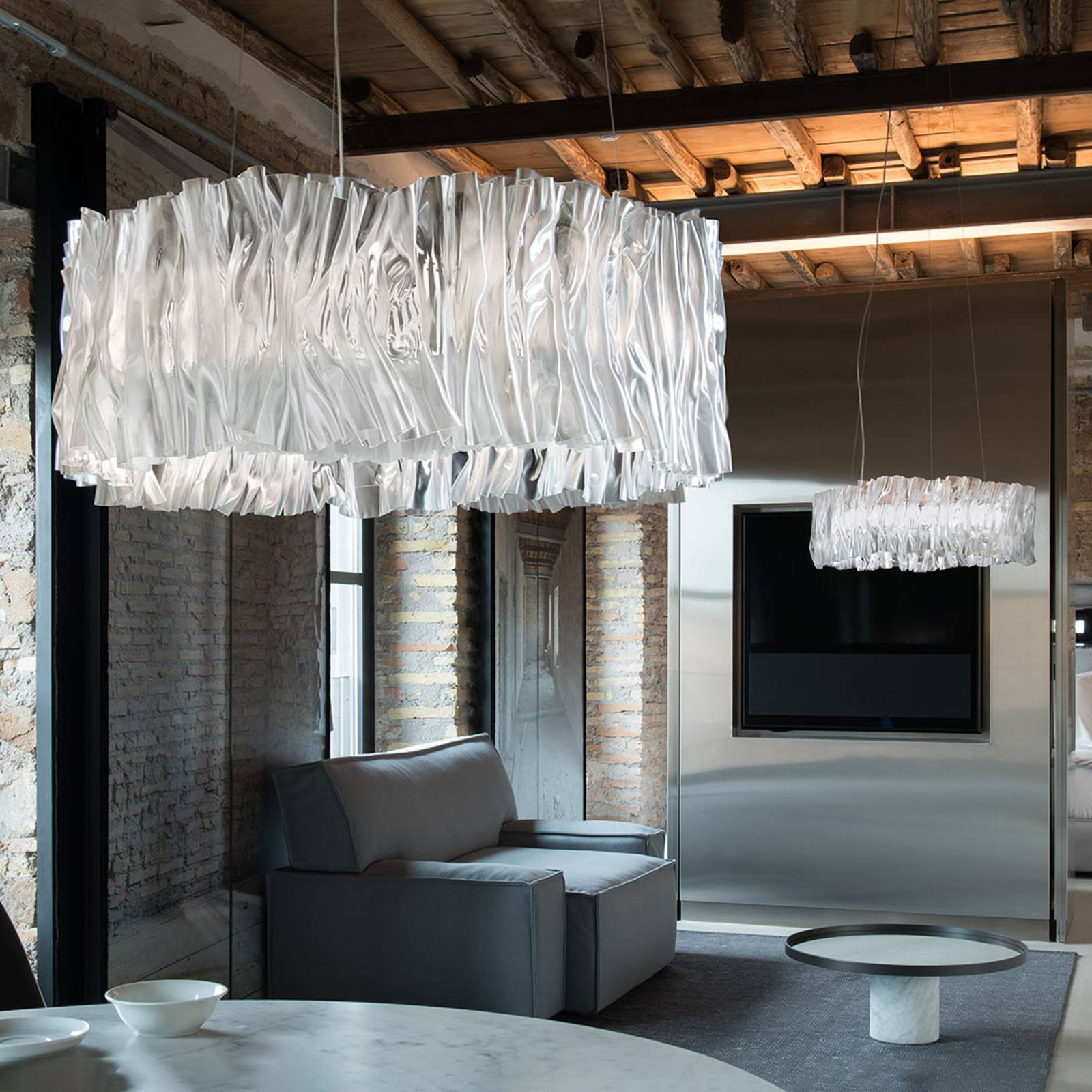 Slamp Accordéon lampa wisząca LED złota 3 000 K