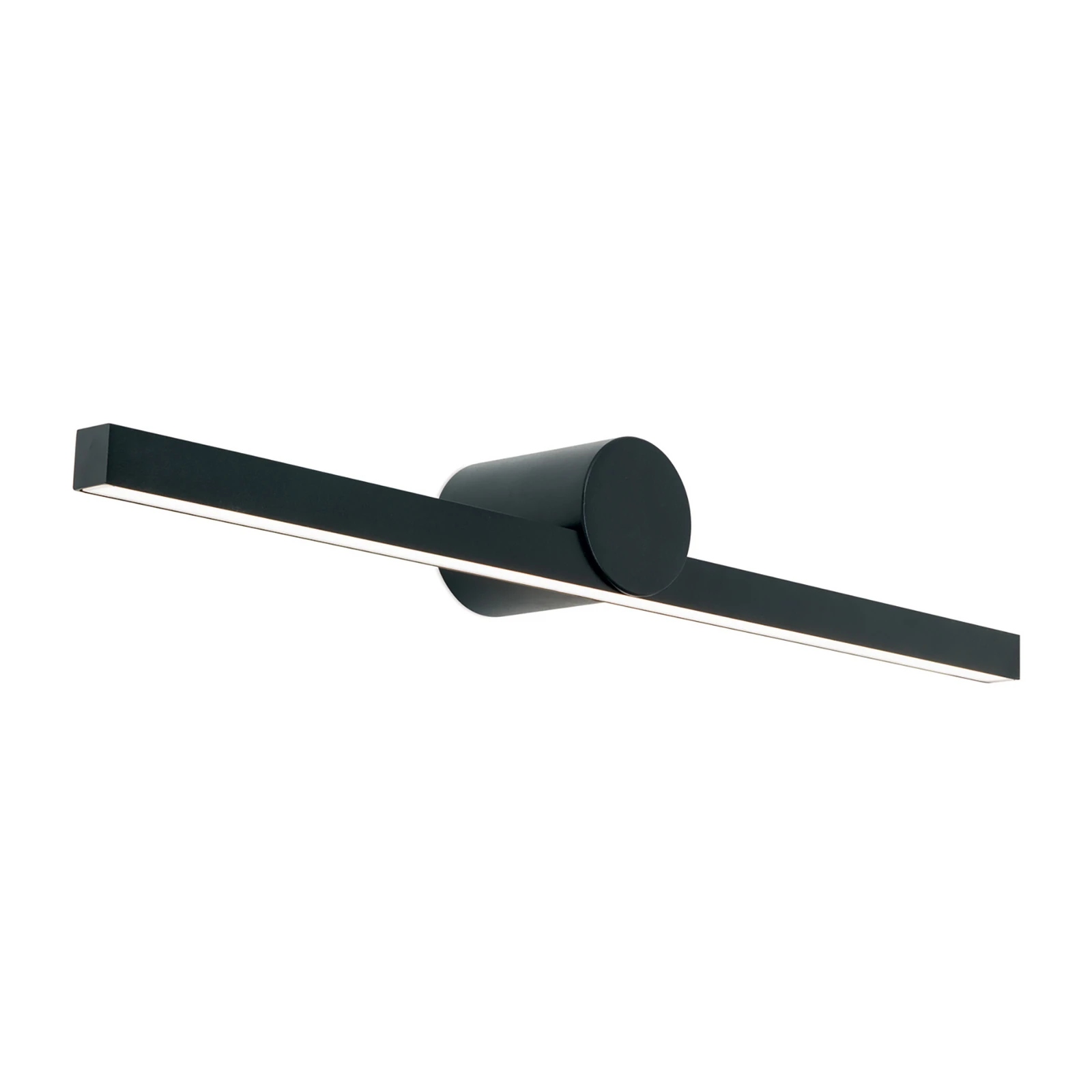 Luce per specchio a LED Beauty, larghezza 61 cm, nero