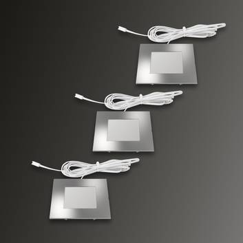 Lámparas empotradas FQ 68 LED set 3 blanco cálido