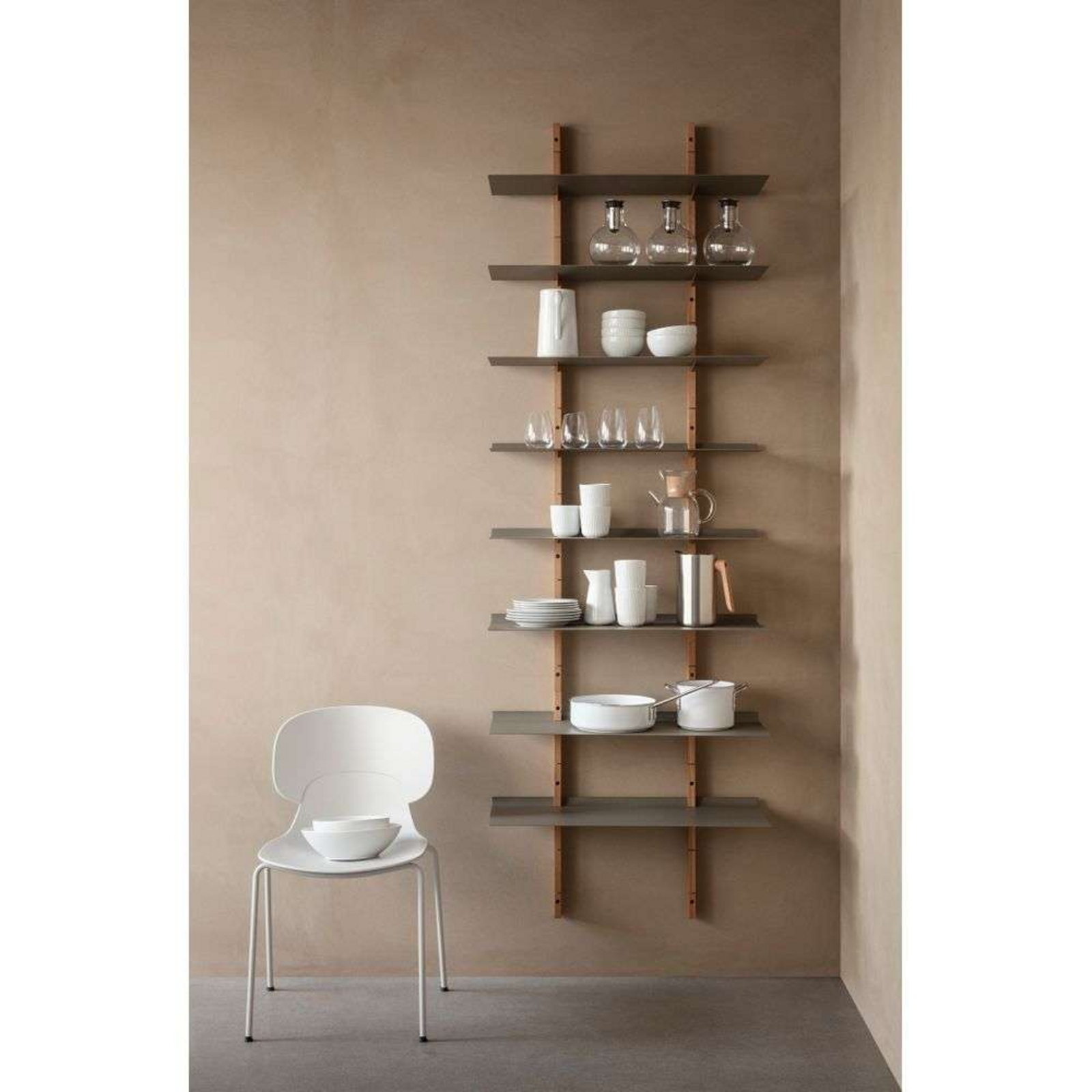 Smile Shelf Set Large Oak/Siva - eva solo