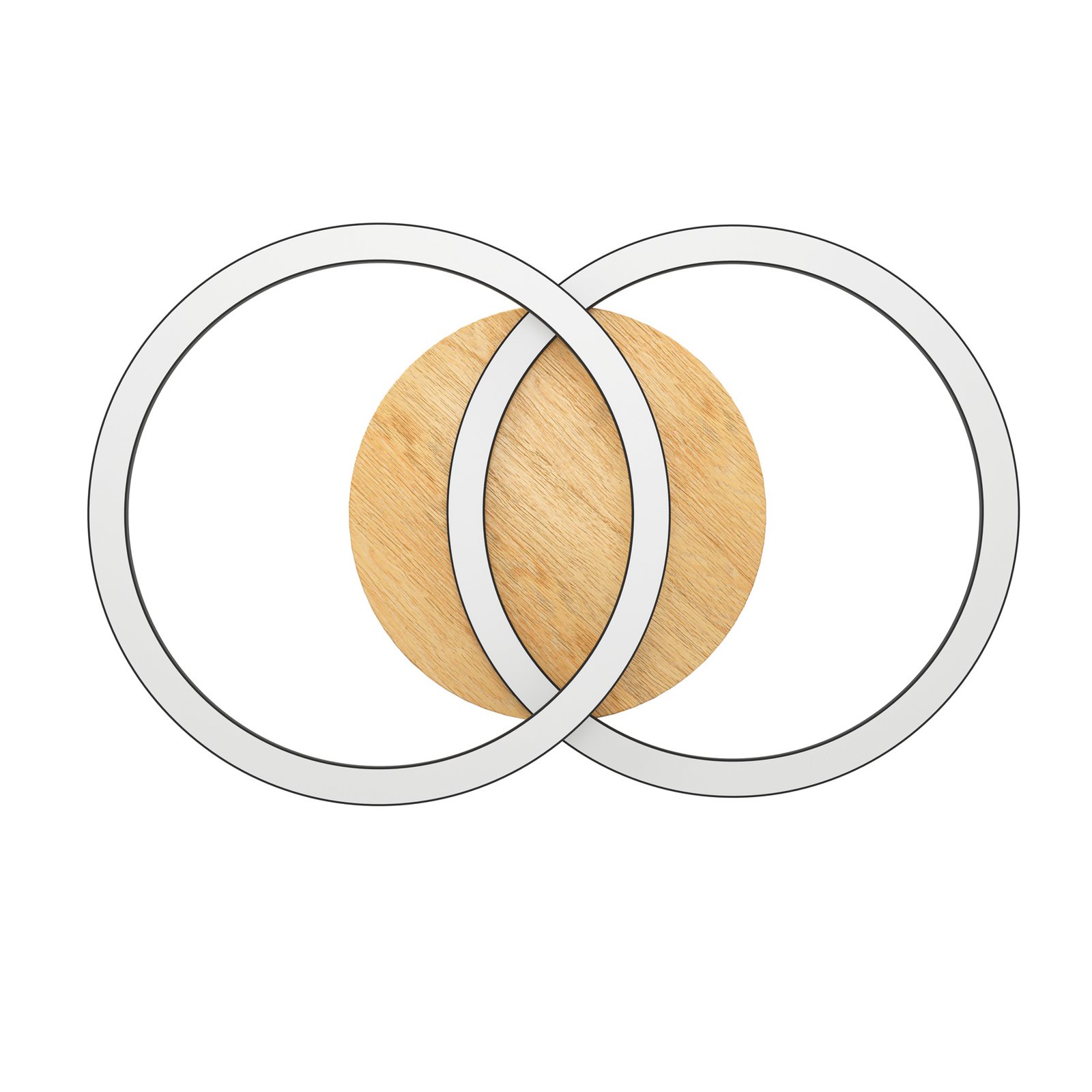 EGLO connect viedā LED griestu lampa Lomaltas-Z, 58 cm, 4400 lm