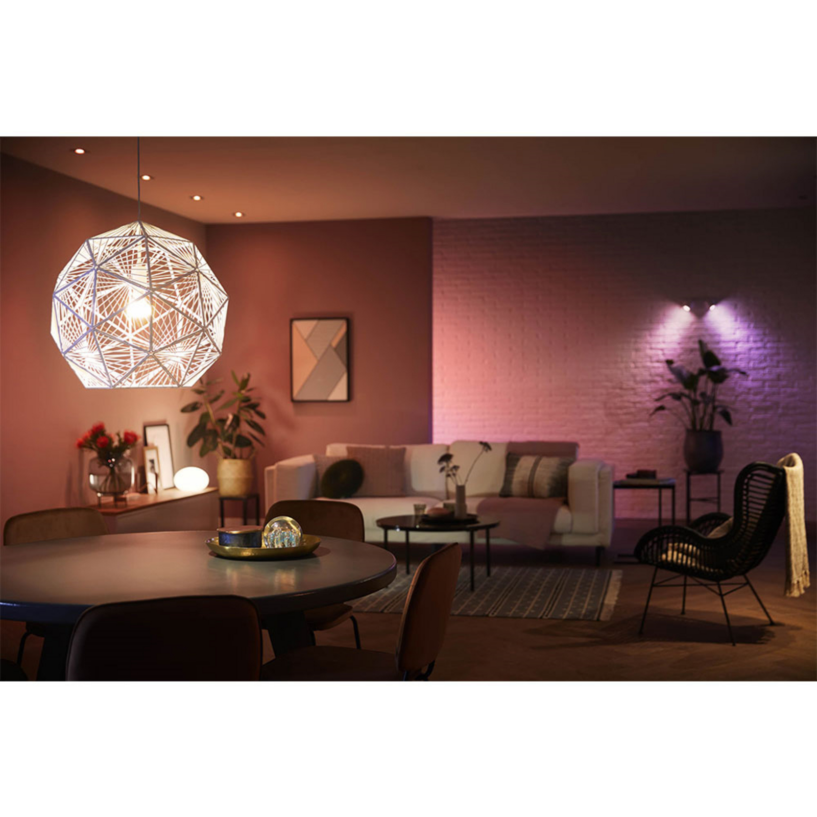 Centura Recessed Alu Round Bluetooth White/Color Amb. - Philips Hue