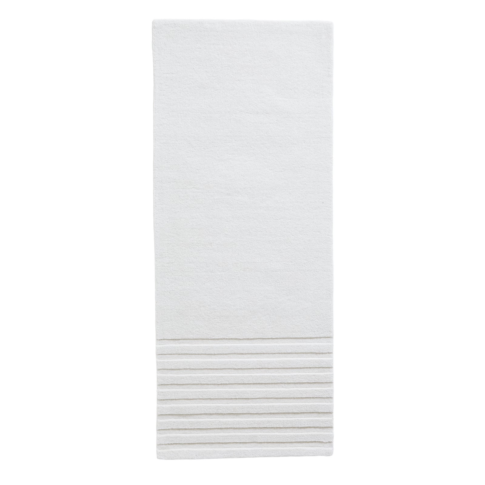 Tapis Kyoto, blanc, 80 cm x 200 cm, laine - Woud