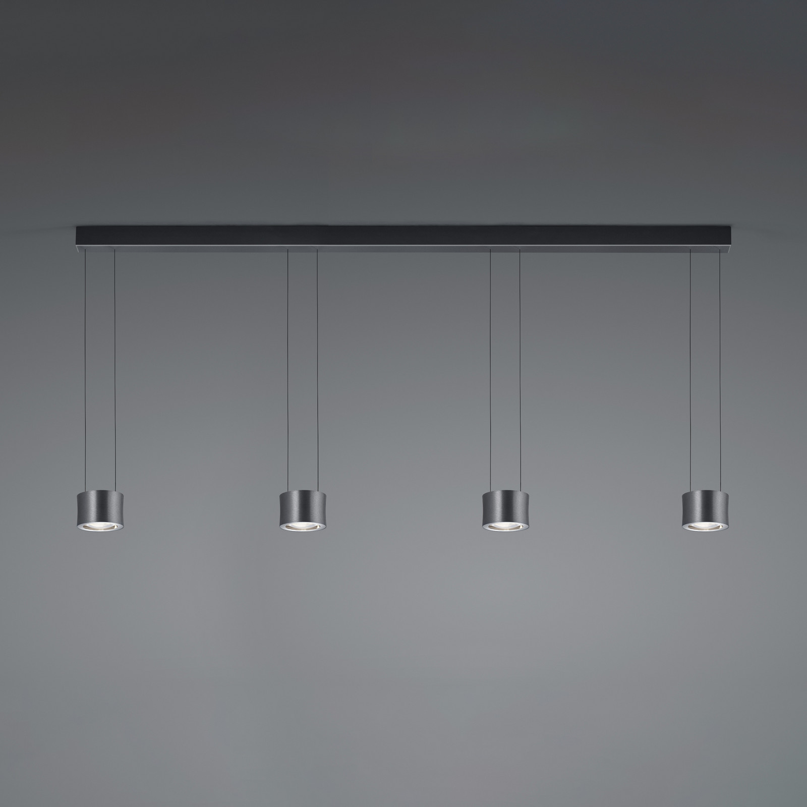 BANKAMP Impulse Flex 4 lampă suspendată LED negru