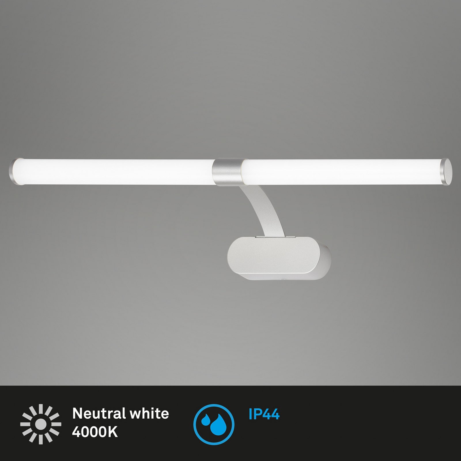 LED-Spiegelleuchte 2131014 chrom matt, 4.000 K