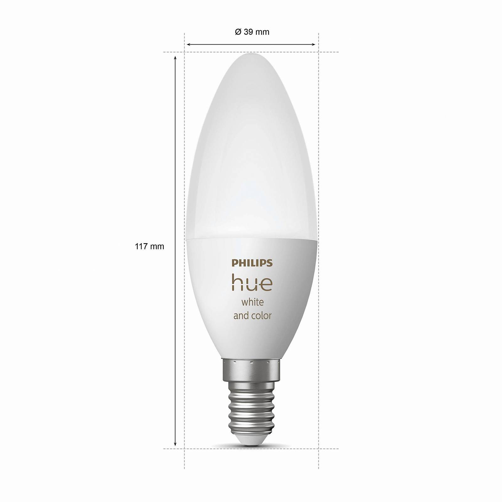 6 x Philips Hue kronljuslampa White&Color Ambiance