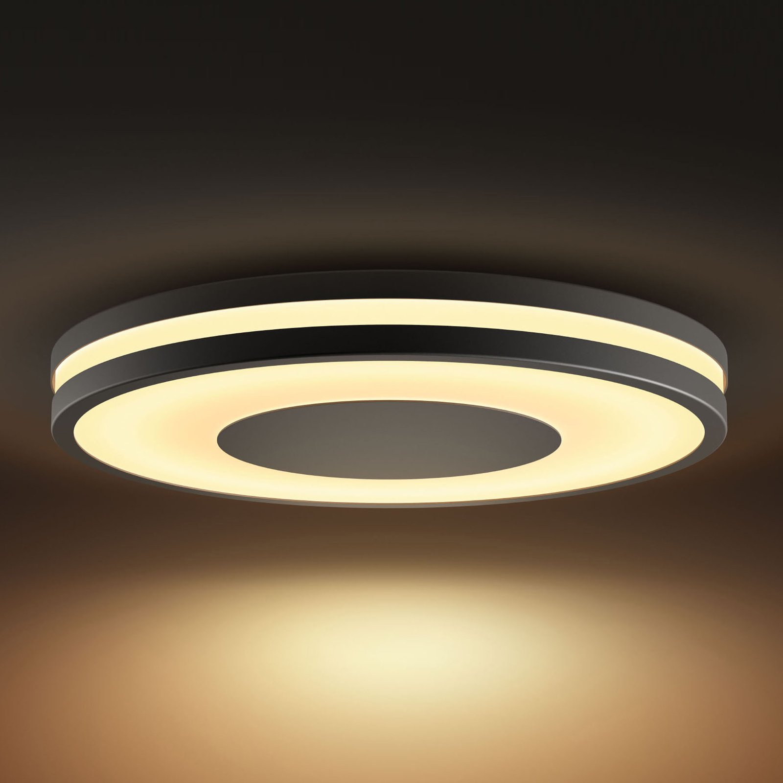 Philips Hue White Ambiance Being plafond noir