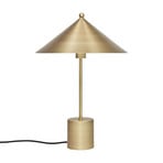 Lampa stołowa OYOY Living Design „Kasa” – metal w kolorze mosiądzu, E14