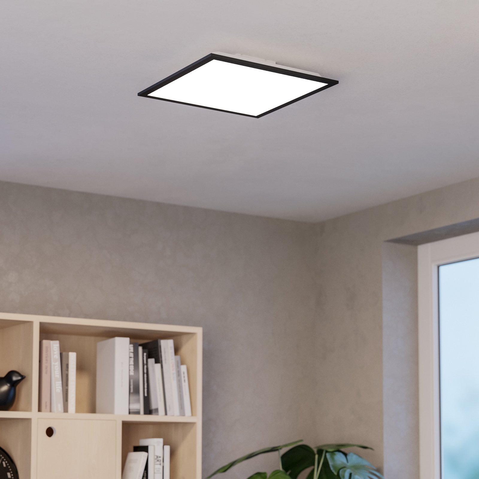 Barlaston tafellamp, hoogte 39 cm, zwart/grijs, metaal/stof Barlaston tafellamp, hoogte 39 cm, zwart/grijs, metaal/stof