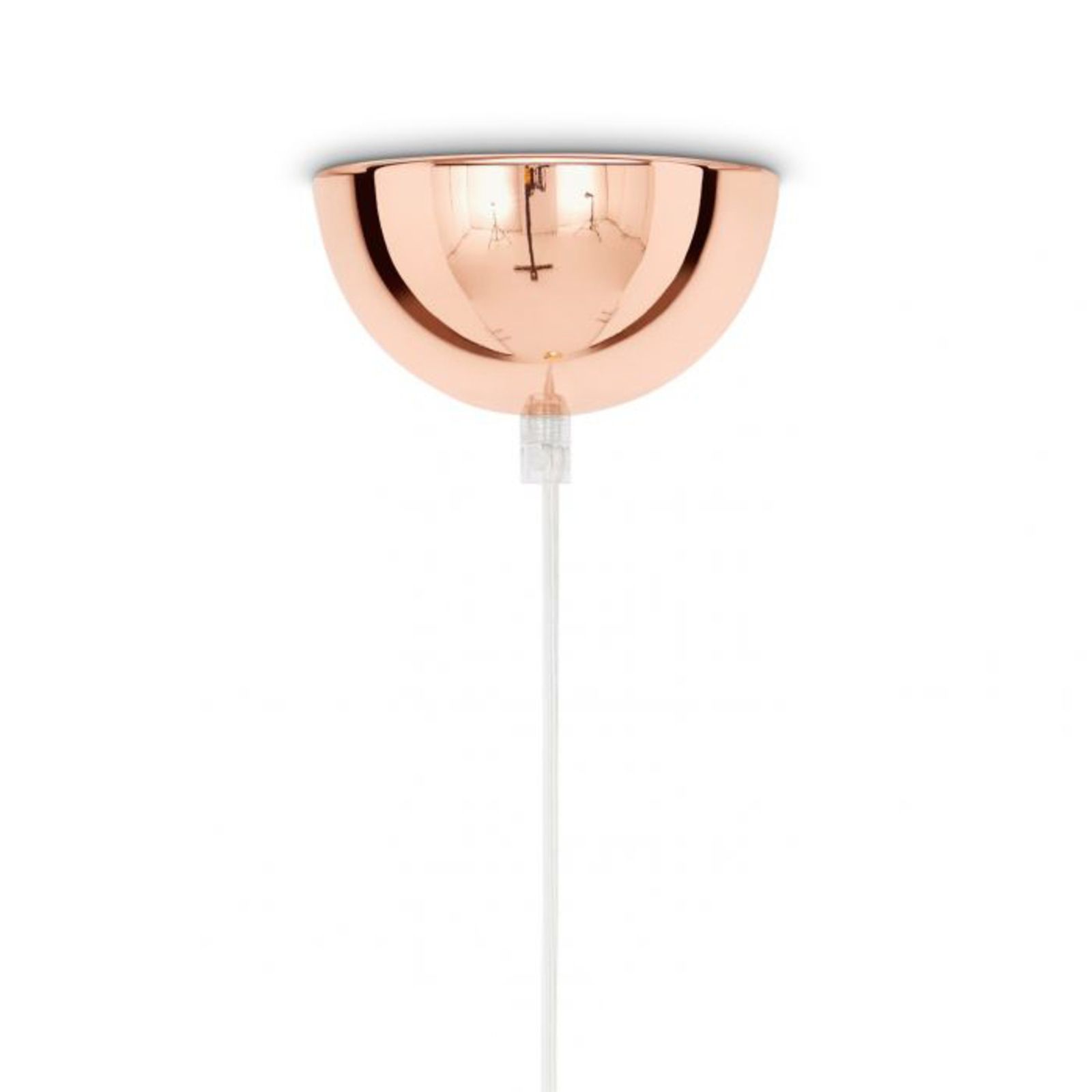 Tom Dixon Copper Wide lámpara colgante cobre