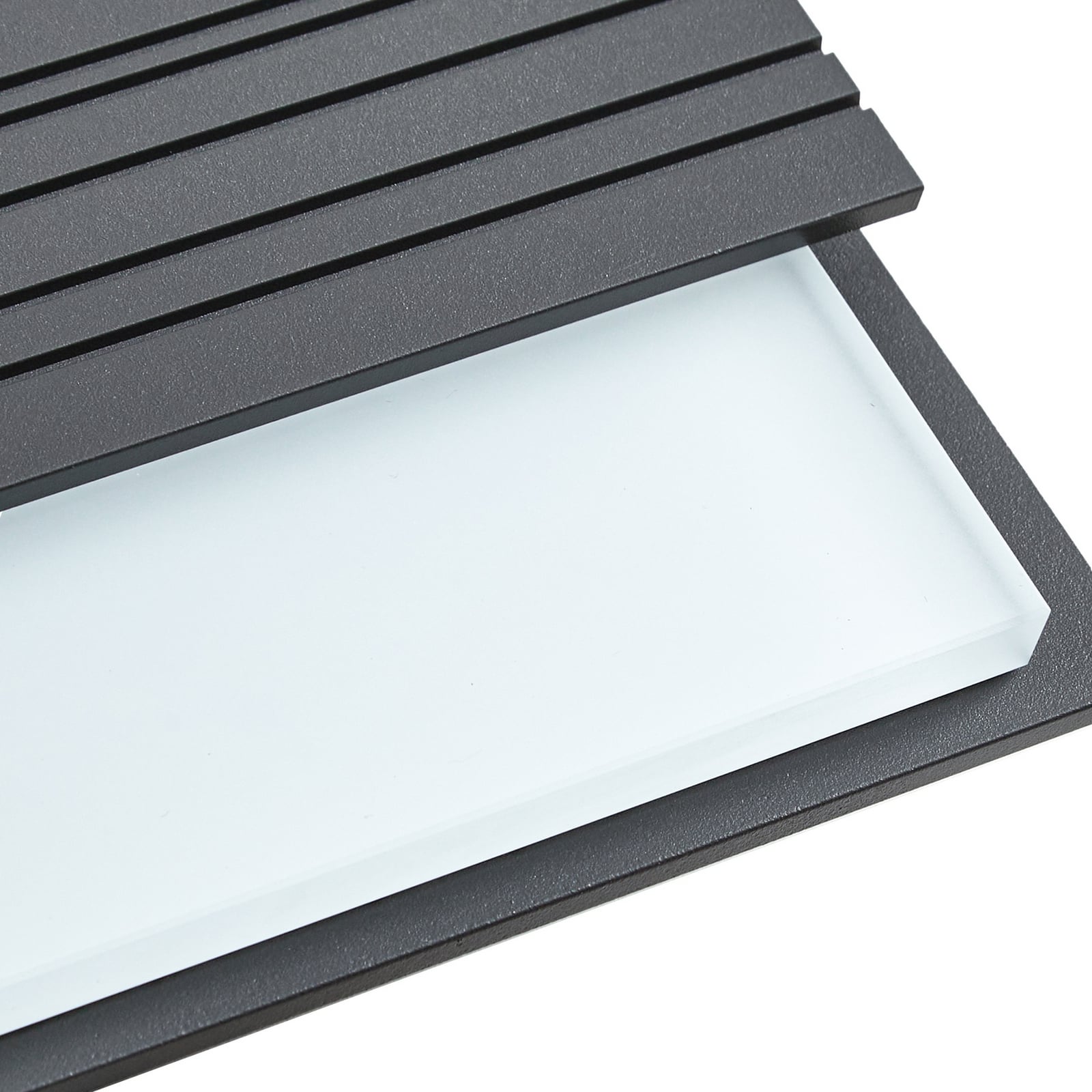 Lucande LED-Außenwandleuchte Melira, Sensor, anthrazit, IP65 Lucande LED-Außenwandleuchte Melira, Sensor, anthrazit, IP65