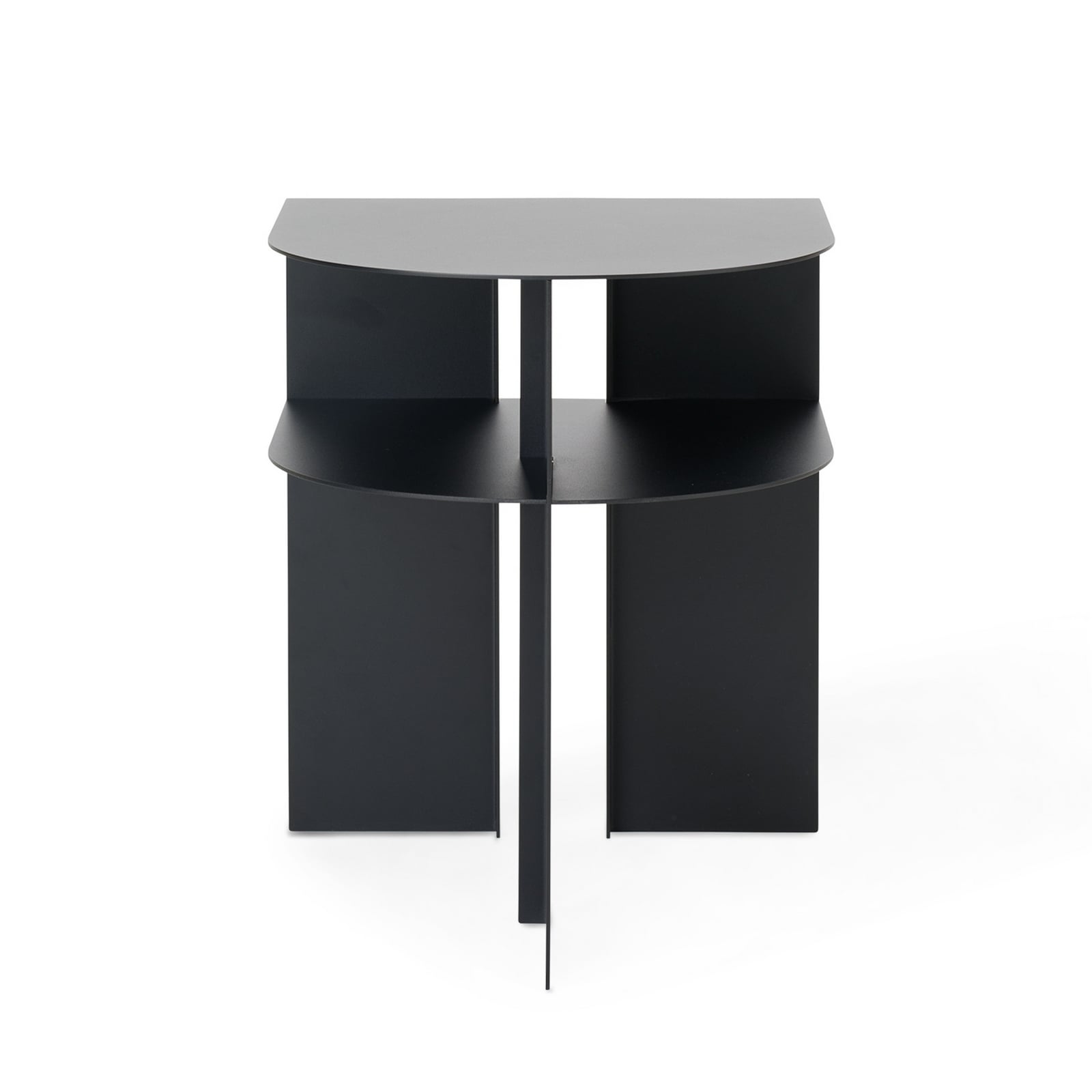 Tavolino Rand, nero, altezza 48 cm, acciaio - New Works Tavolino Rand, nero, altezza 48 cm, acciaio - New Works