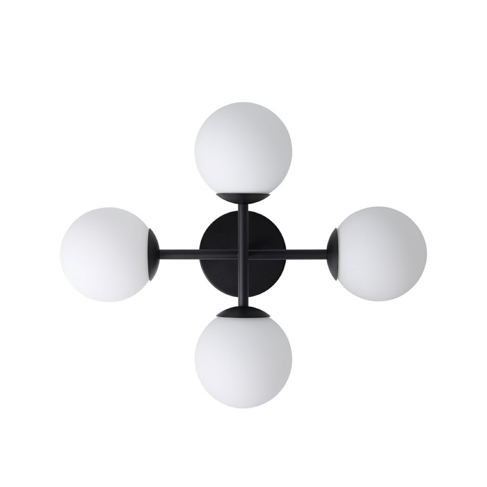 EGLO Deckenlampe CASTROVIDO schwarz 48 cm 4-flg. IP44 G9-LED