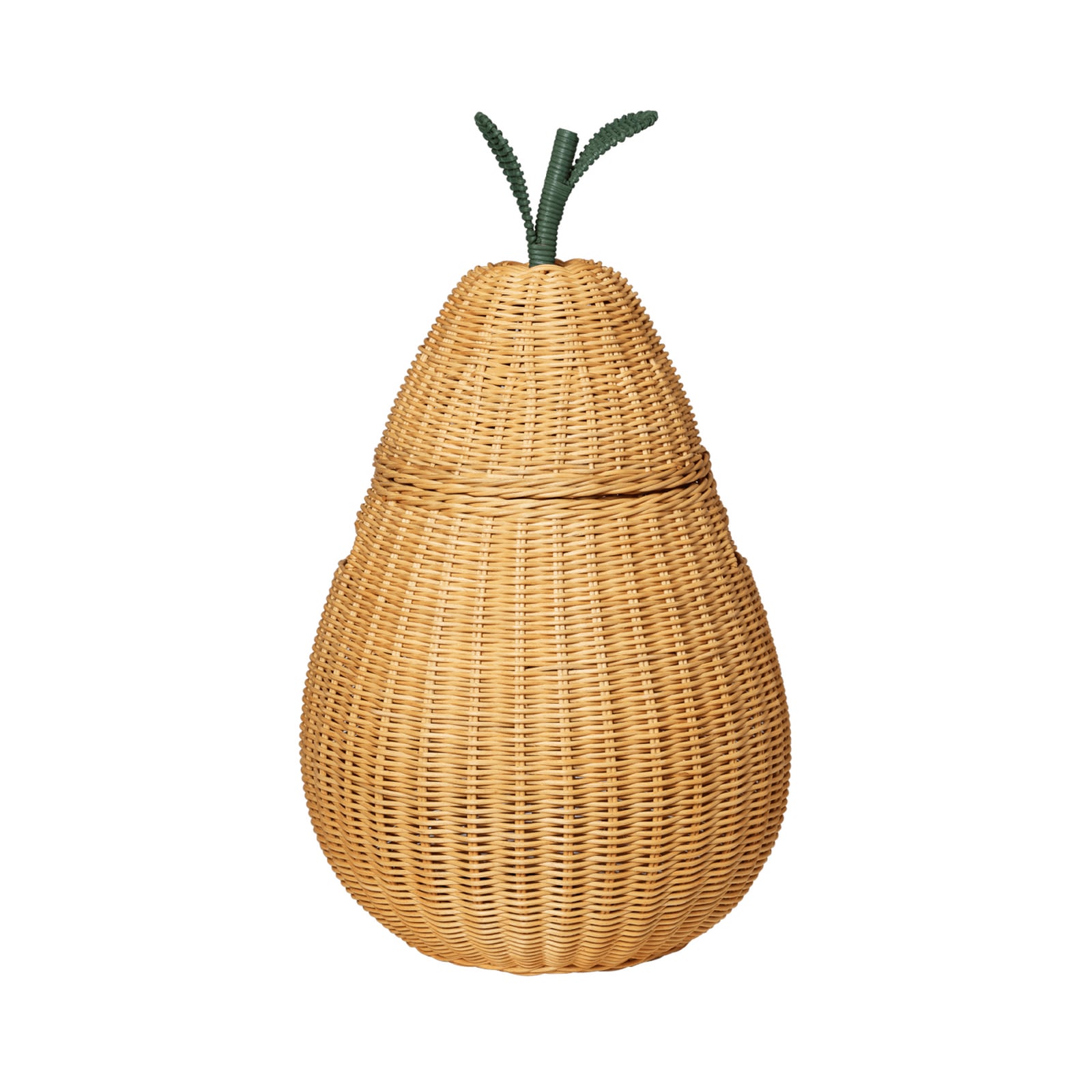 PEAR Aufbewahrungskorb Rattan natur Höhe 83 cm - ferm LIVING