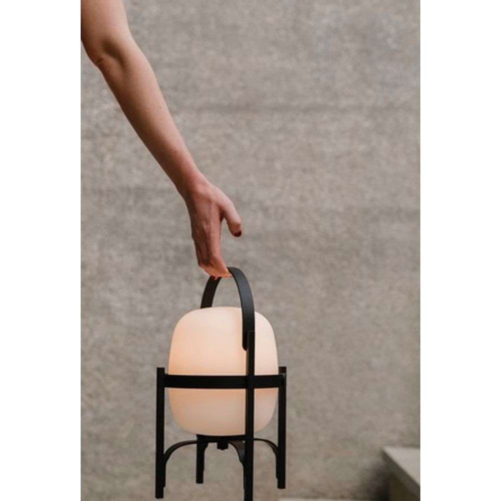 Cestita Alubat Portable Bordslampa IP65 Svart Santa & Cole - Vardagsrum - Metall