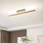Lucande Smart LED φωτιστικό οροφής Mylosh, χρυσό, CCT, Tuya