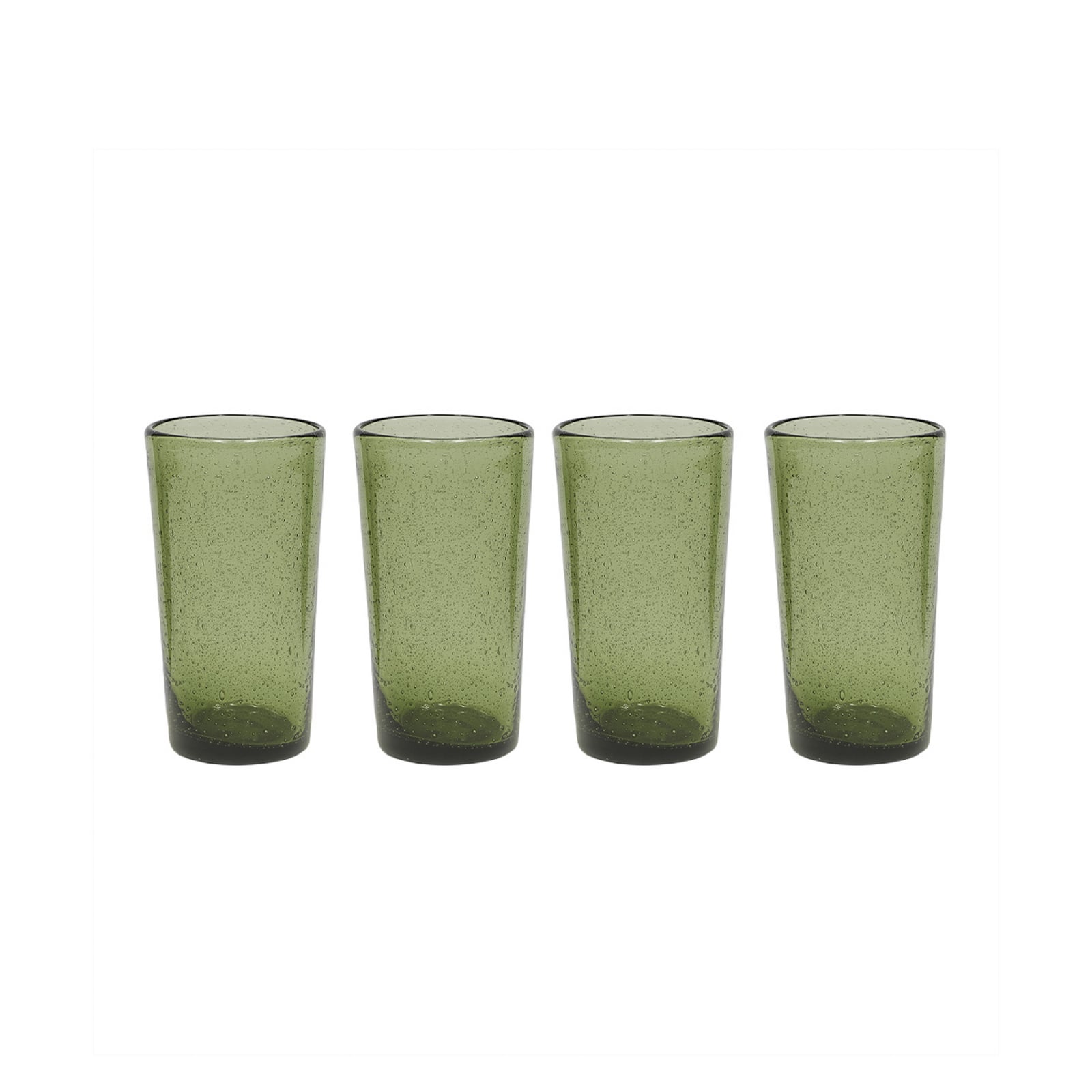 Kuki Highball -lasi, vihreä, 4 kpl:n sarja, 14 cm – OYOY Living Design
