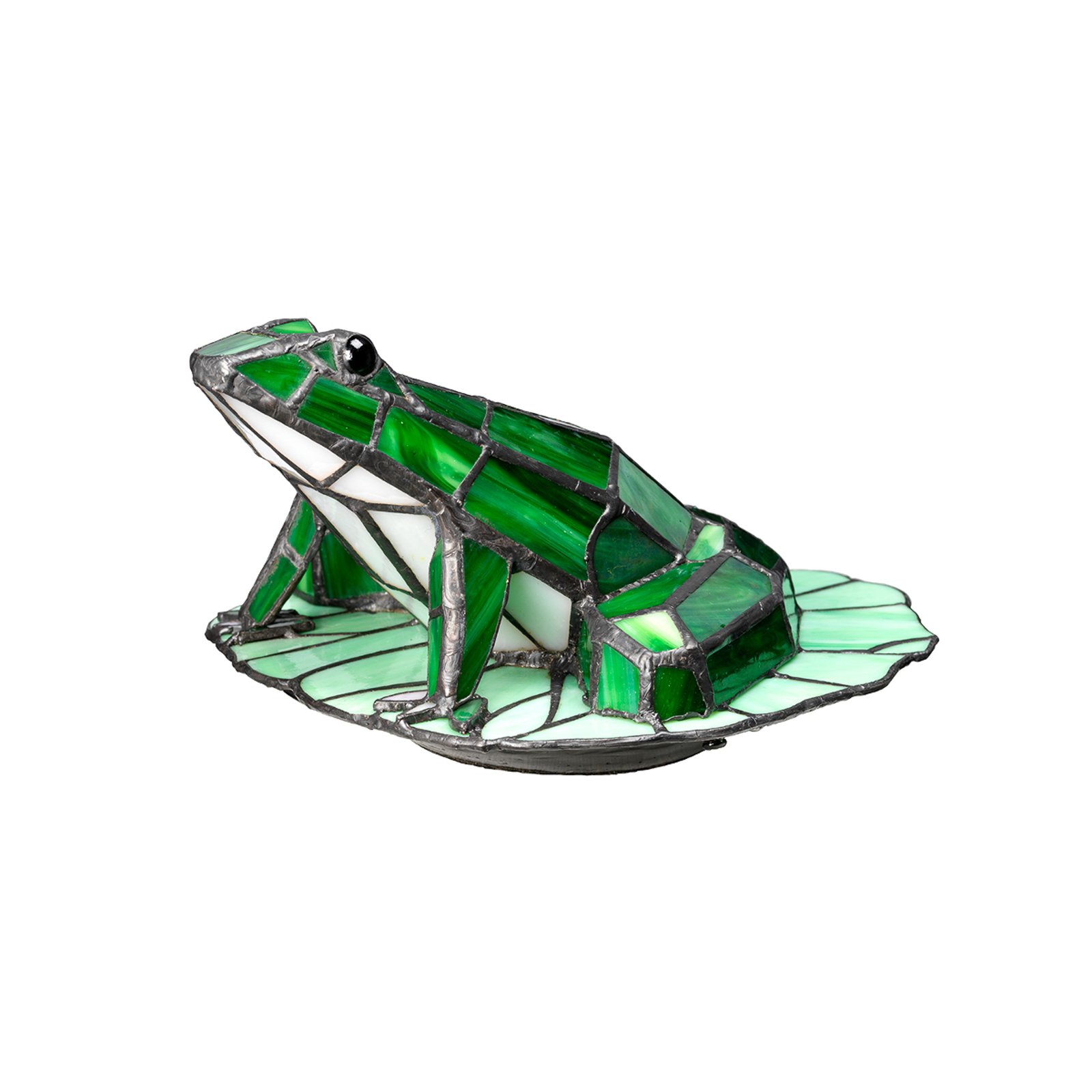 Frog LED decorative light in Tiffany look