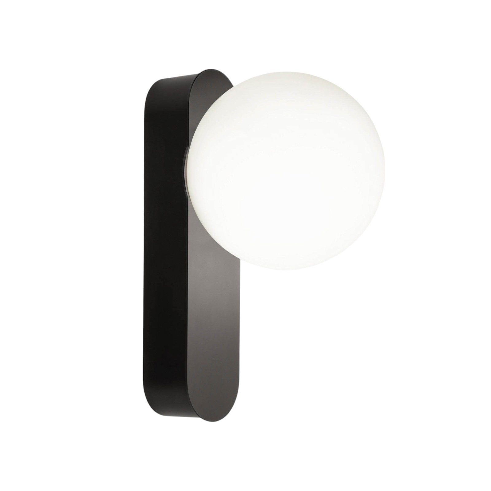 LEDS-C4 LED wall lamp Perlina, black, steel