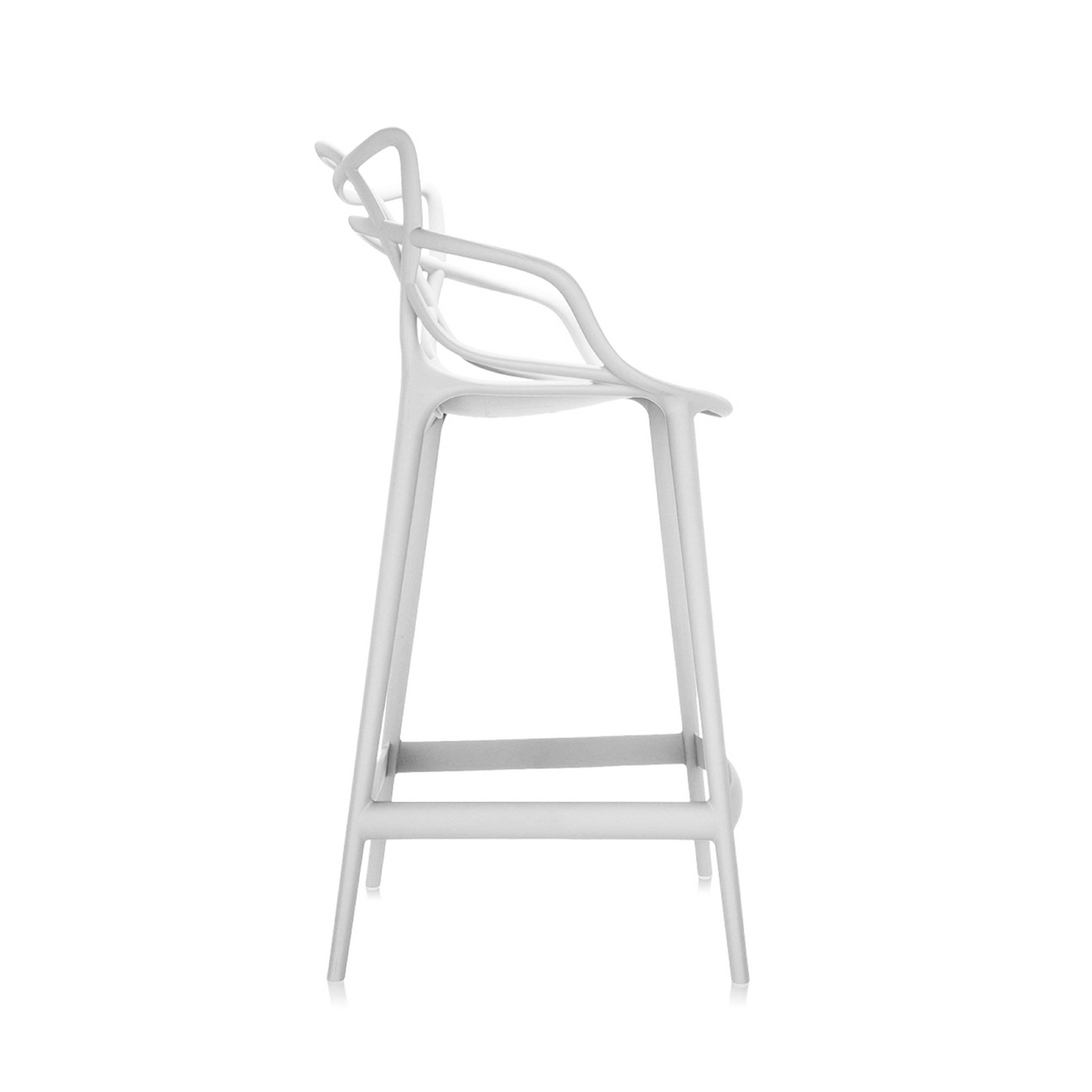 Masters barstol, hvit, høyde 99 cm - Kartell