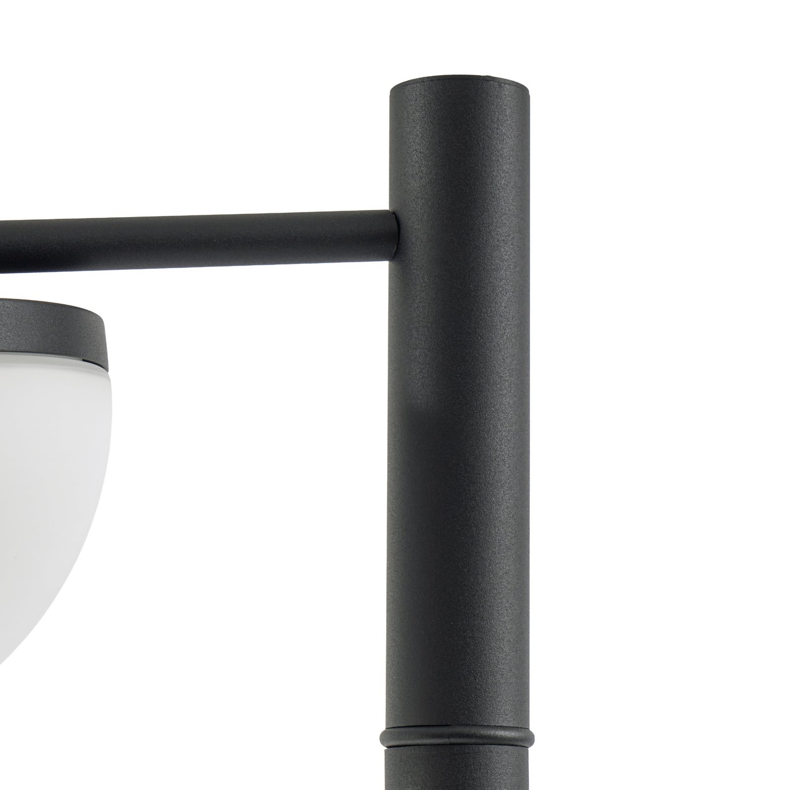 Lámpara exterior LED Toras, CCT, atenuable, negra, con 1 luz - Lucande