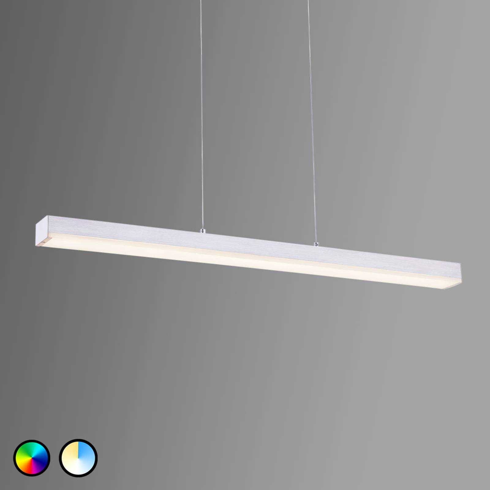 Trio WiZ Livaro suspension LED nickel mat