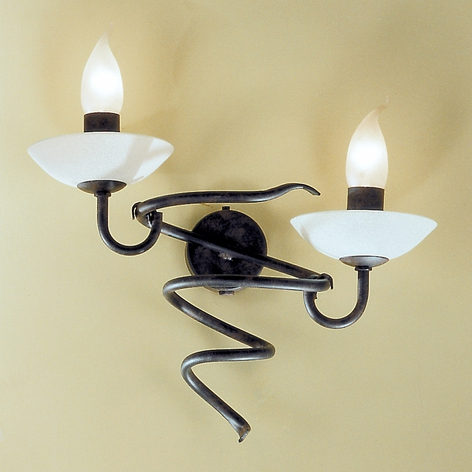 Mauro chandelier with Scavo glass, 5 bulb Mauro chandelier with Scavo glass, 5 bulb