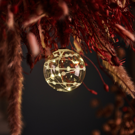 Pendente deco Sweet Christmas Ball, Ø 8cm