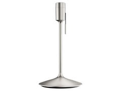 Santé Tischlampenständer w/USB Brushed Steel - UMAGE