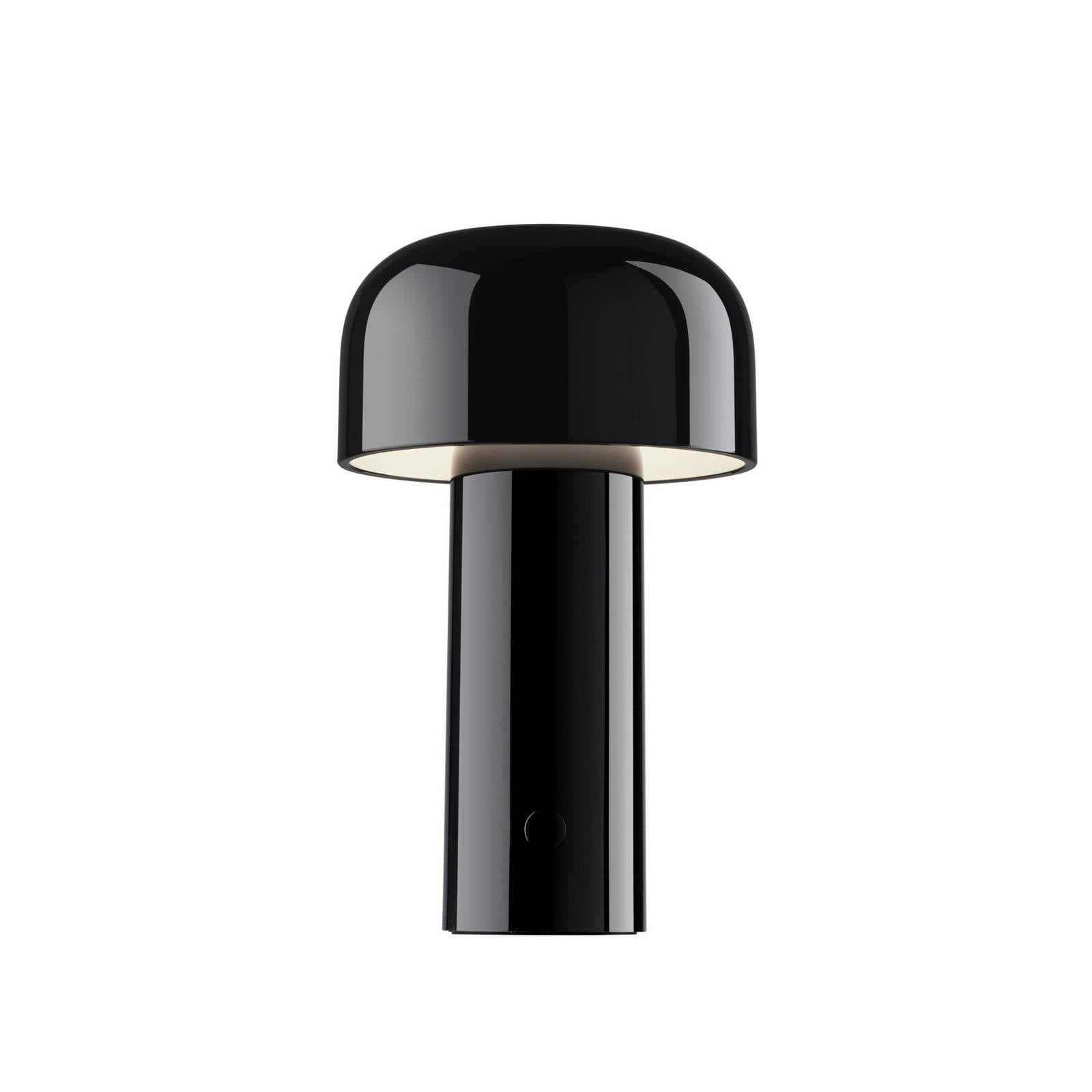 Flos LED-Akku-Tischlampe Bellhop, schwarz, 21 cm, dim., IP54