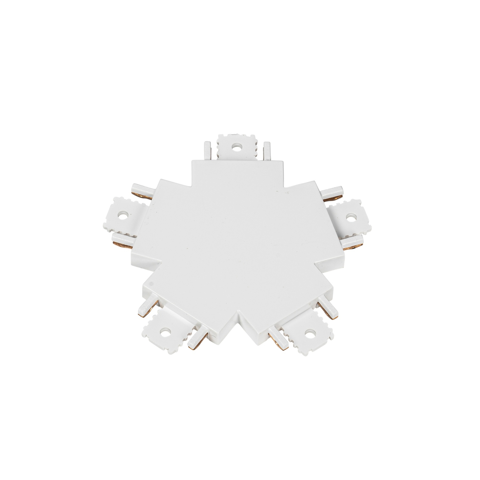 Conector Lindby Lumaro, 5 vías, blanco, plástico