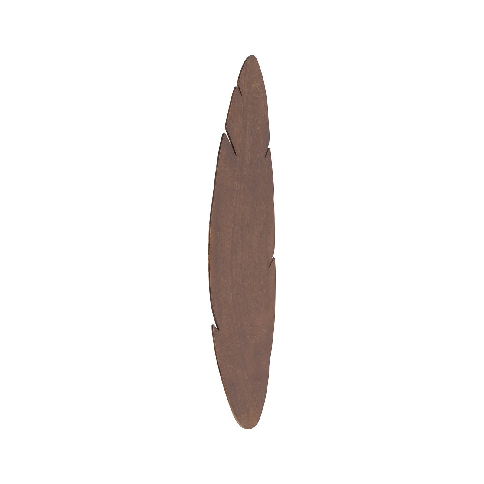 Aplică Envostar Lehti, în formă de frunză, nuc, 69 x 24 cm