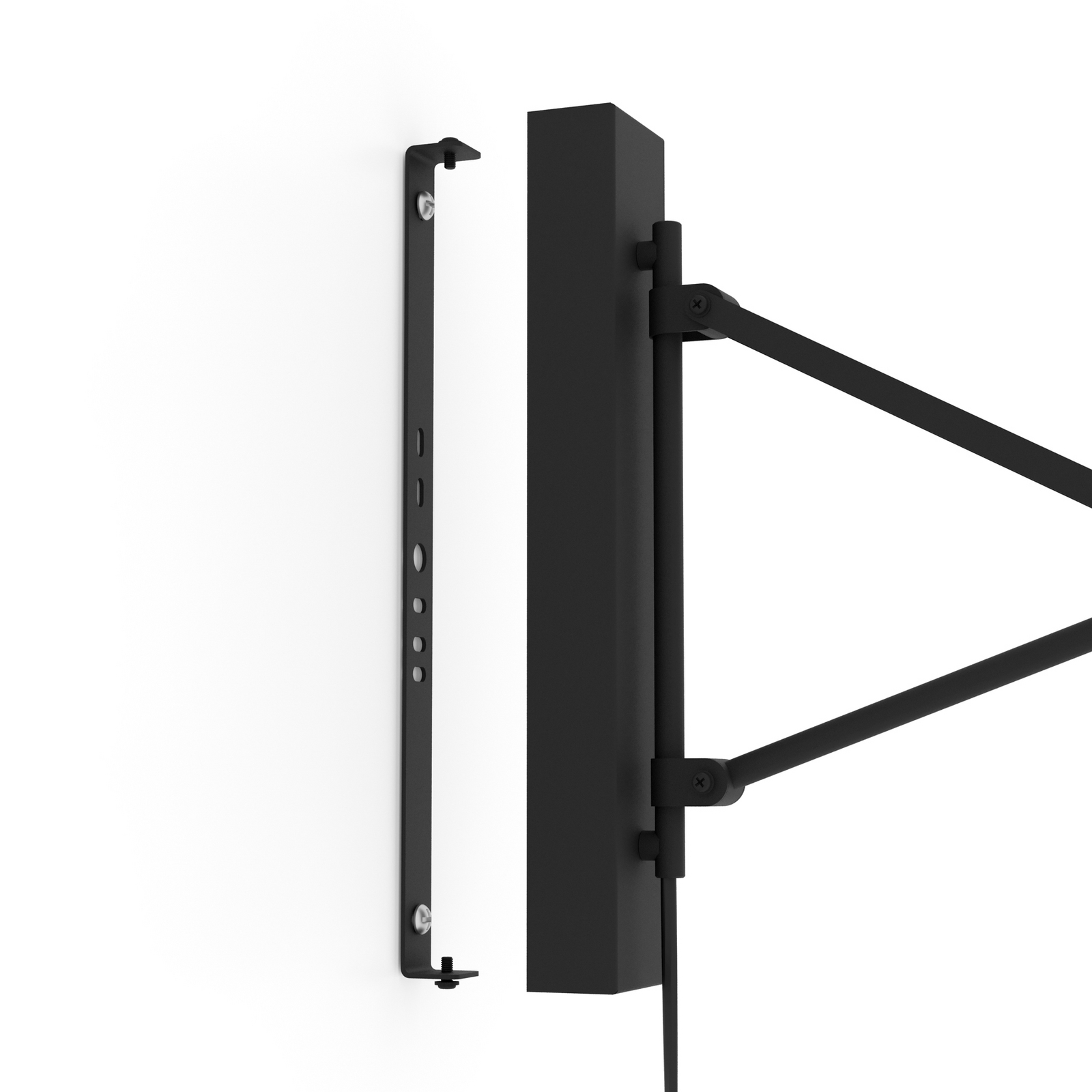 Wandleuchte Forcadet mit weiter Ausladung