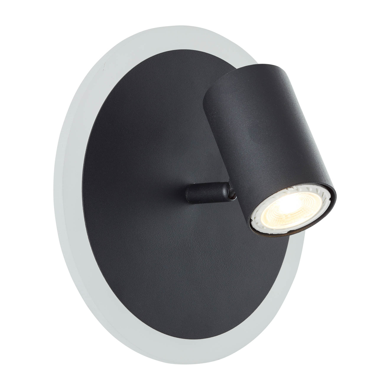 Beluga wall spotlight, one-bulb