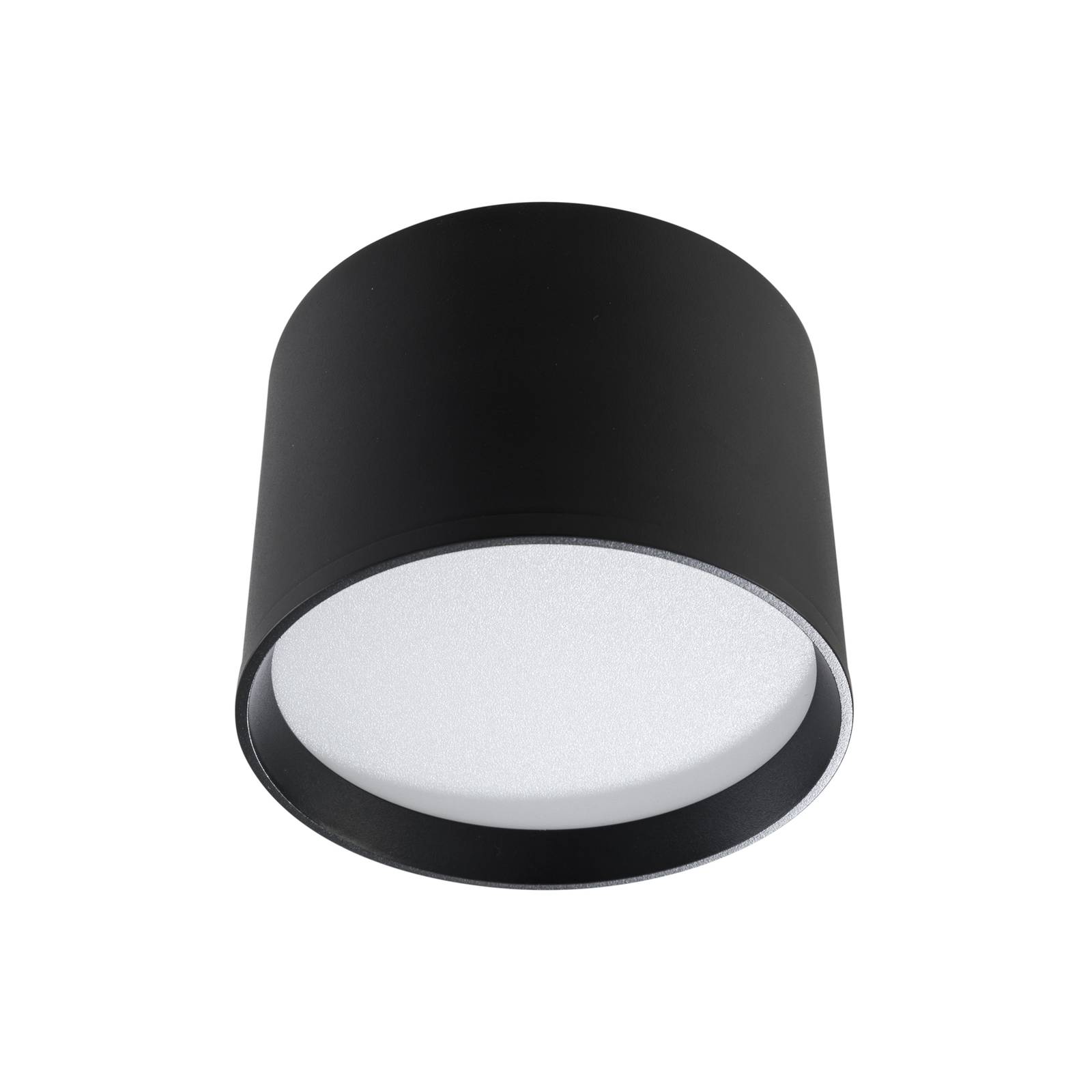 Reflektor LED Lindby Nivoria, Ø 12 cm, 15 W, czarny, metalowy