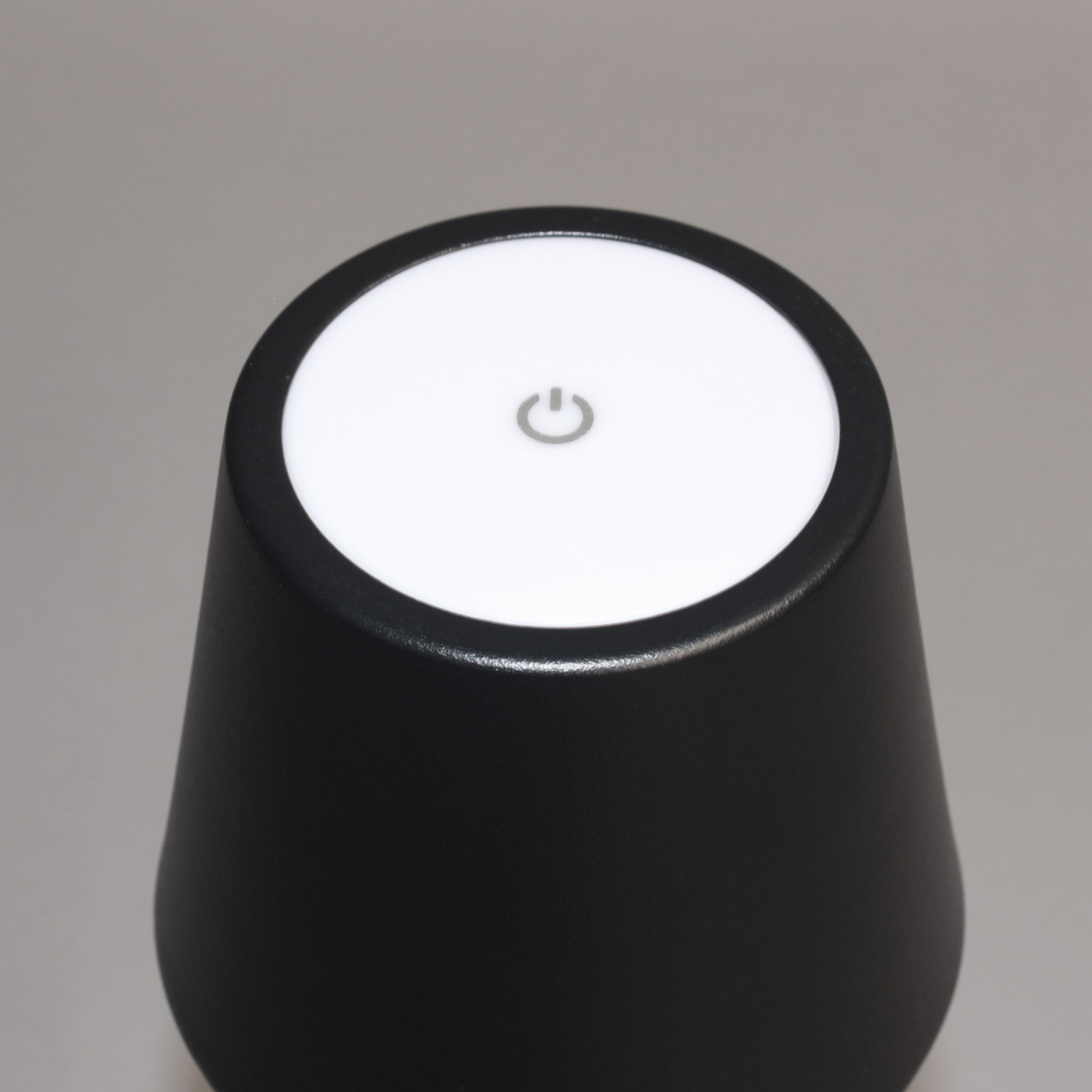 Lampe de table LED rechargeable Viletto, noir, IP54