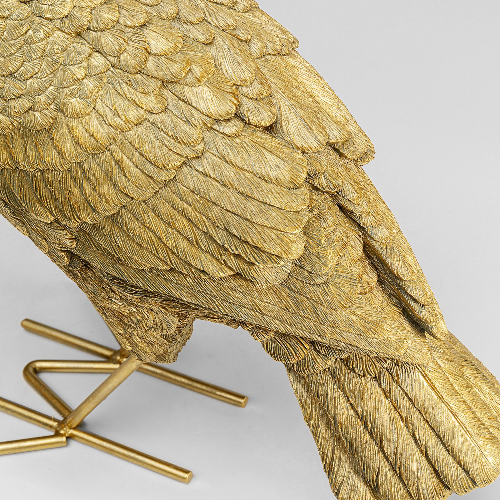 Kare laualamp Toucan, kuldne, kõrgus 42 cm, E27