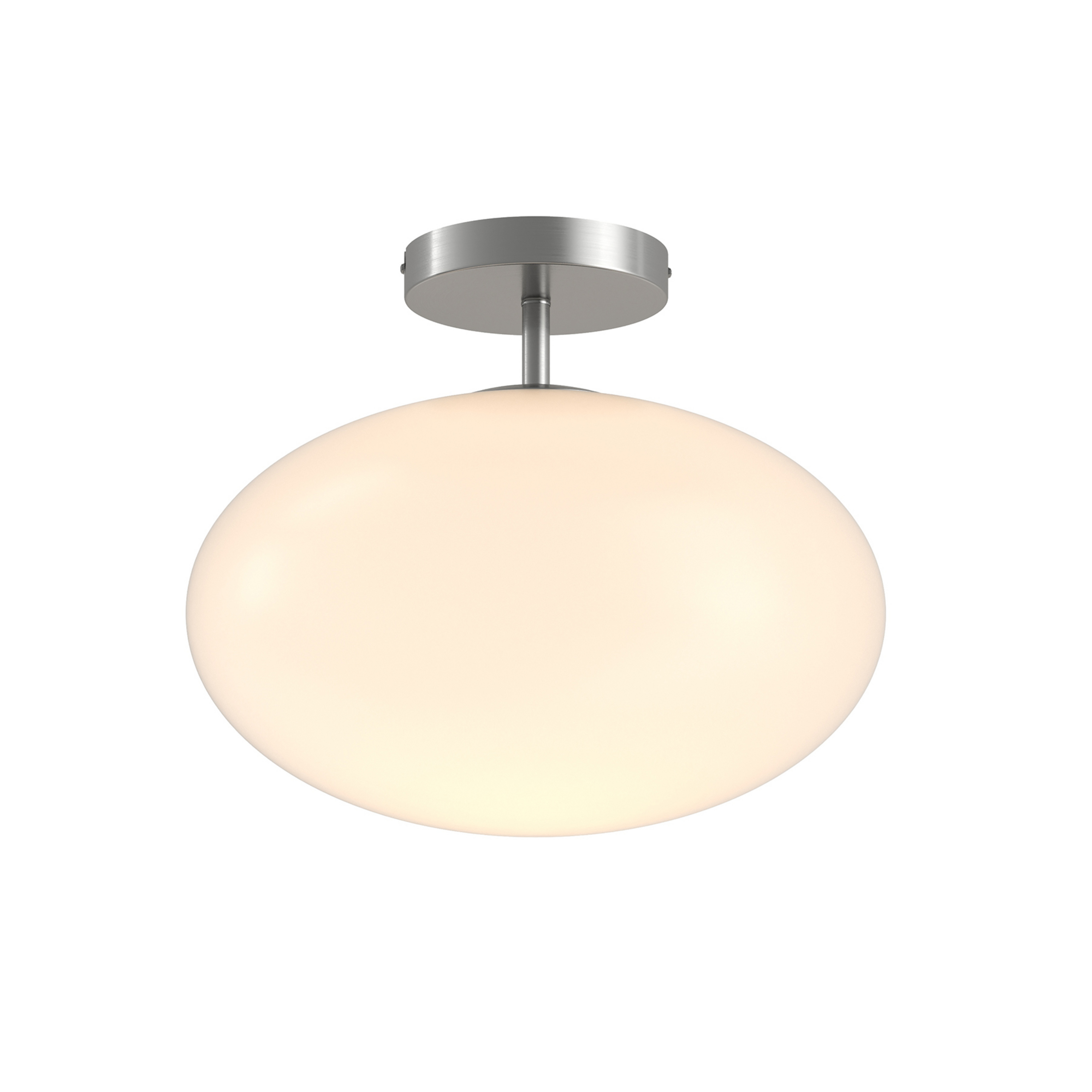 Sonika Lampa Sufitowa Satin Nickel/Opal White - Lindby