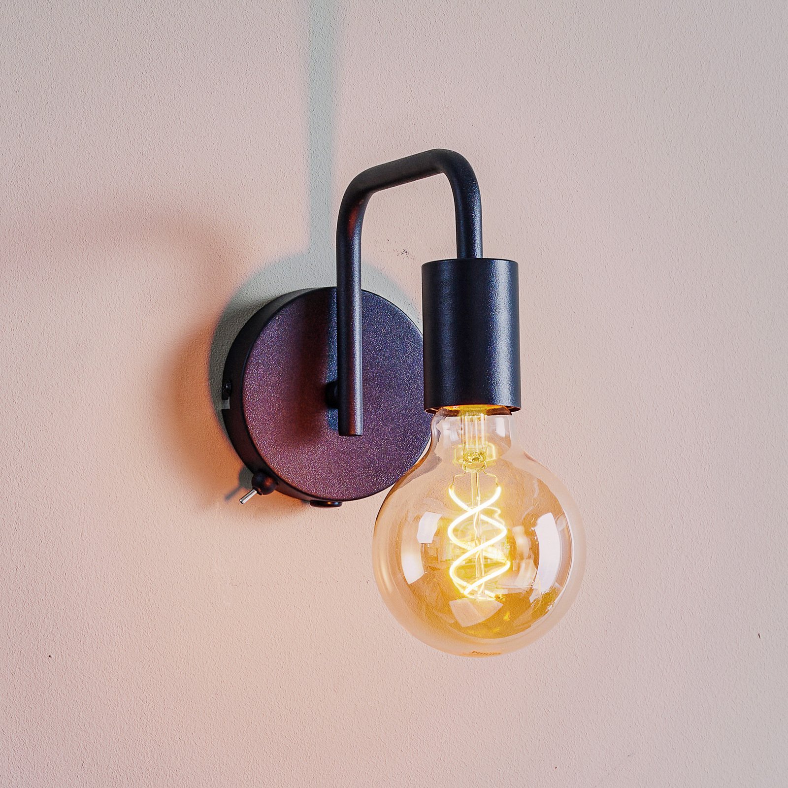 Diallo wall light without lampshade