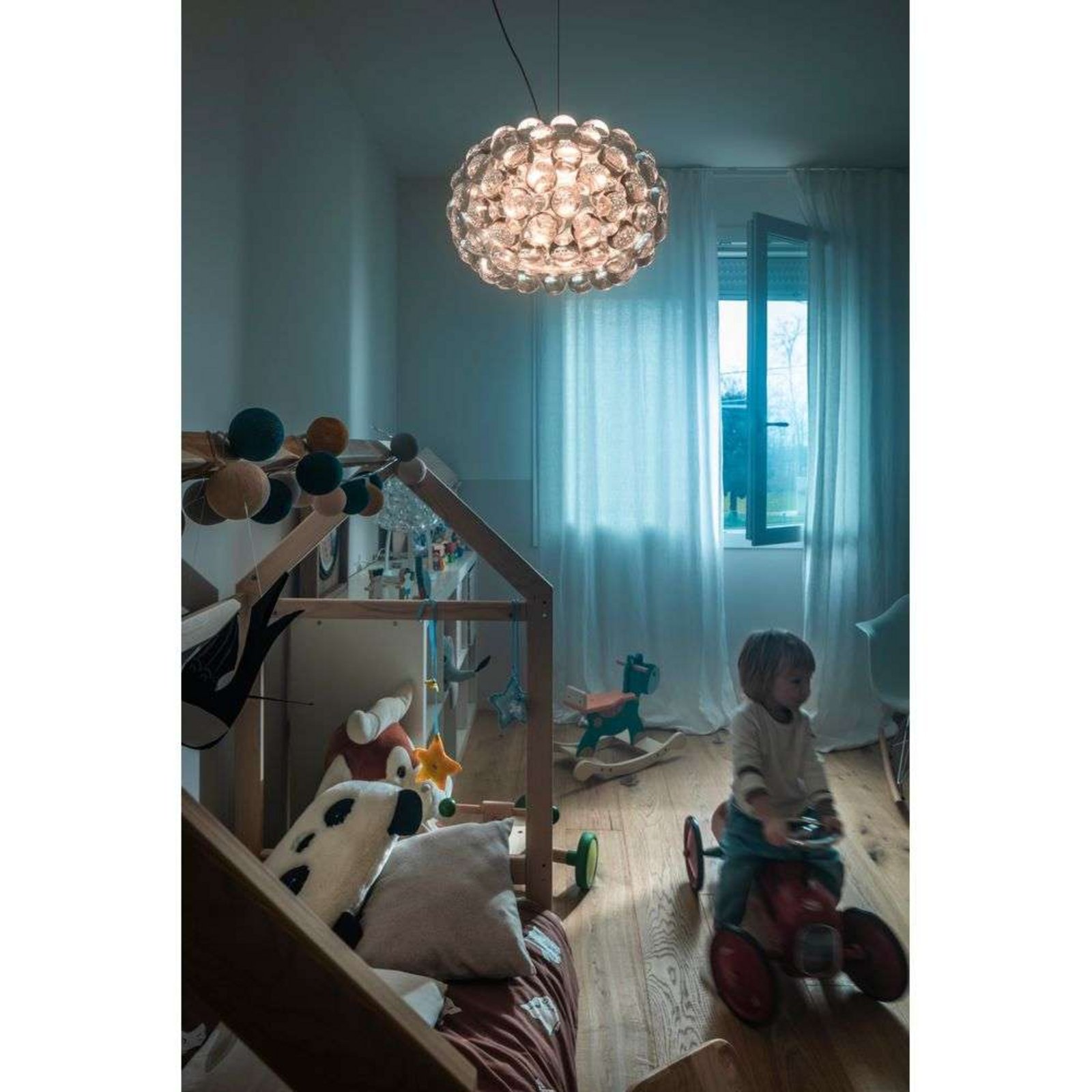 Caboche Plus LED Piccola Závěsná Lampa Transparent - Foscarini