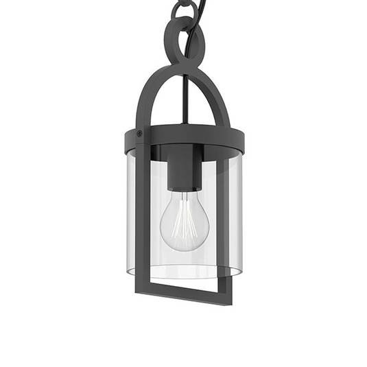 Maya outdoor hanging light, dark grey IP65 150 cm Lights.ie