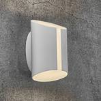 Candeeiro de parede exterior LED Grip, CCT Smart Home, branco