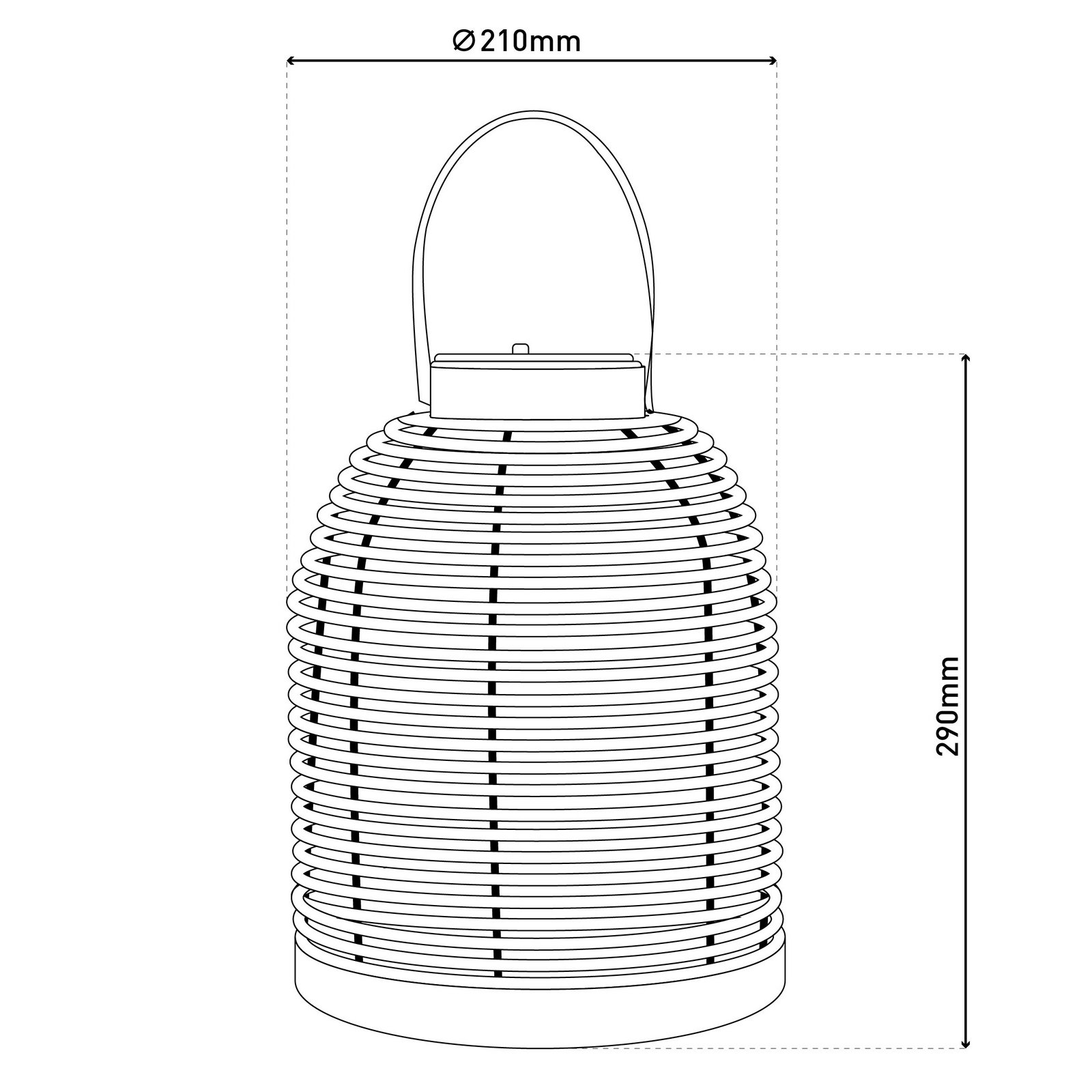 LED-Solarleuchte Korbinian, grau, Höhe 29 cm, IP44, Laterne